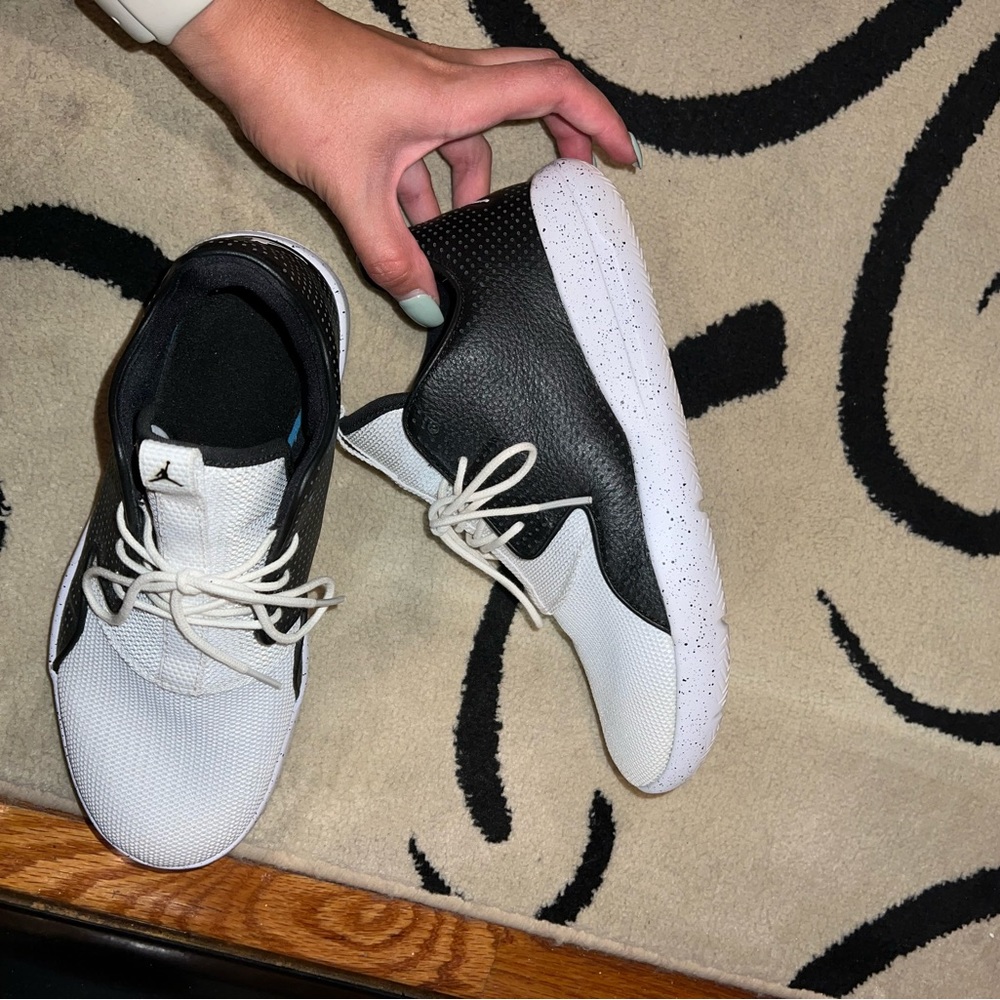 Jordan Eclipse Sneakers, black and white + speckles